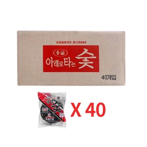 꾸버스 아래로타 용골숯 1P (40봉) 1BOX [도매]